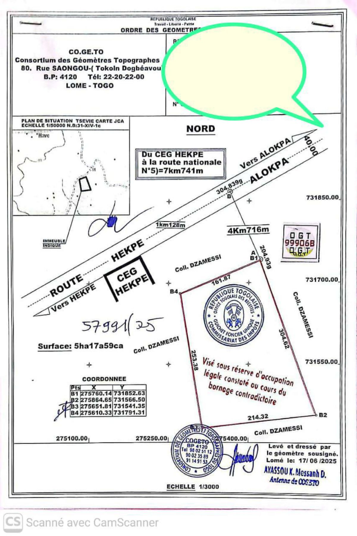 TERRAIN AGRICOLE EN VENTE À TOVEGAN 🇹🇬