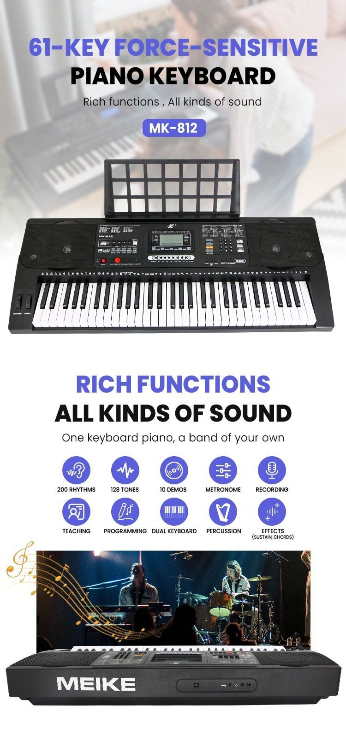 Piano MK-812 Nouveau en carton - photo 3