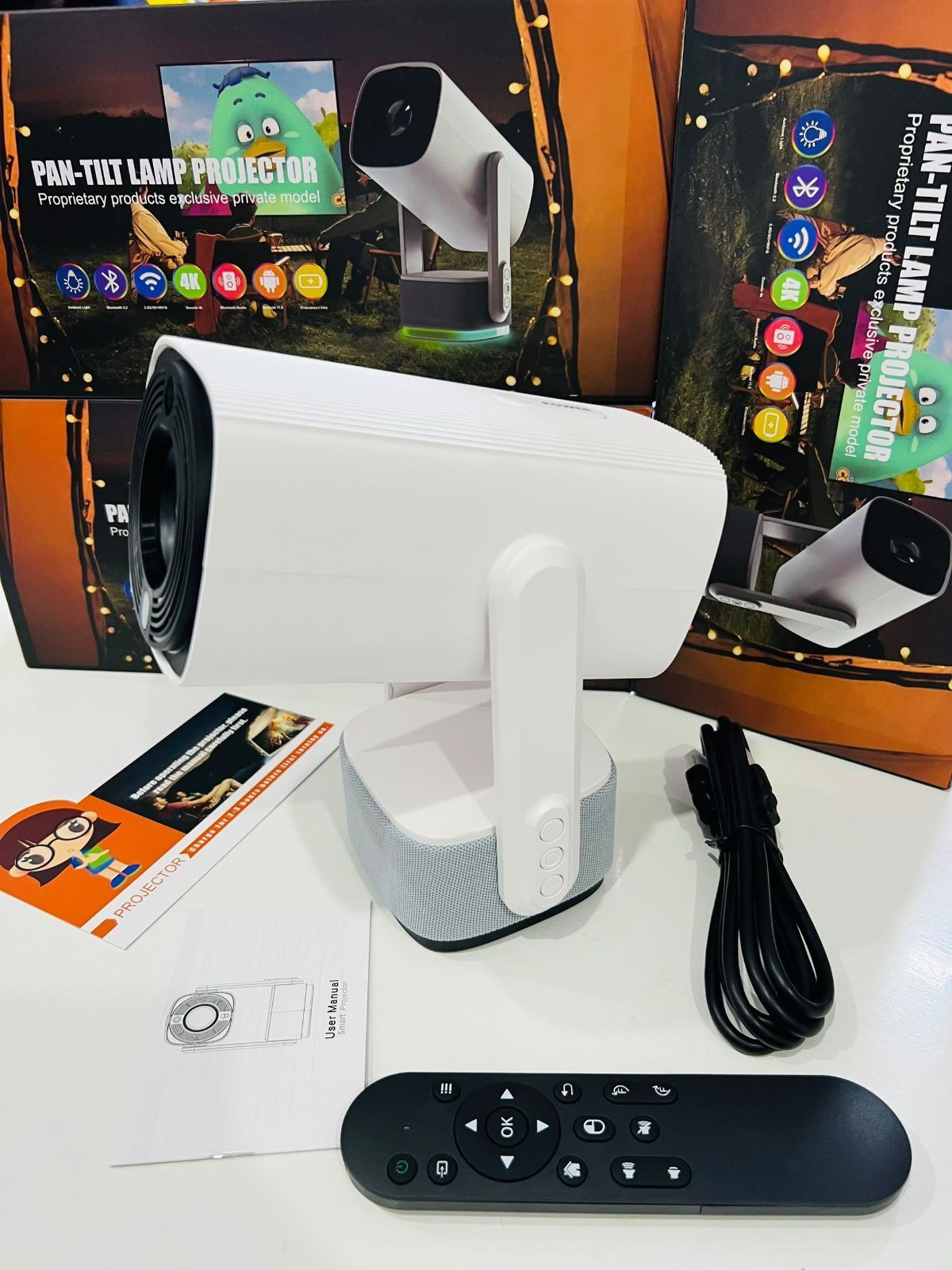 PROJECTEUR VIDÉO RECHARGEABLE
