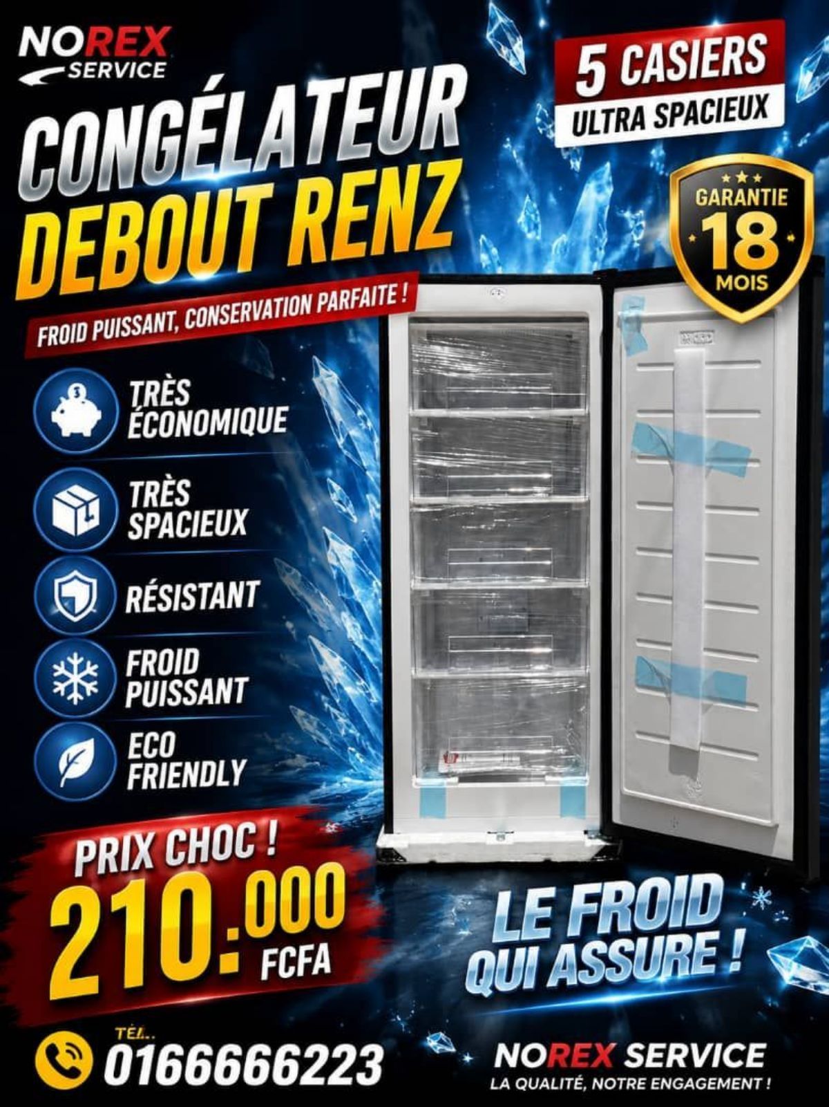 Congélateur debout et couché disponible - photo 2