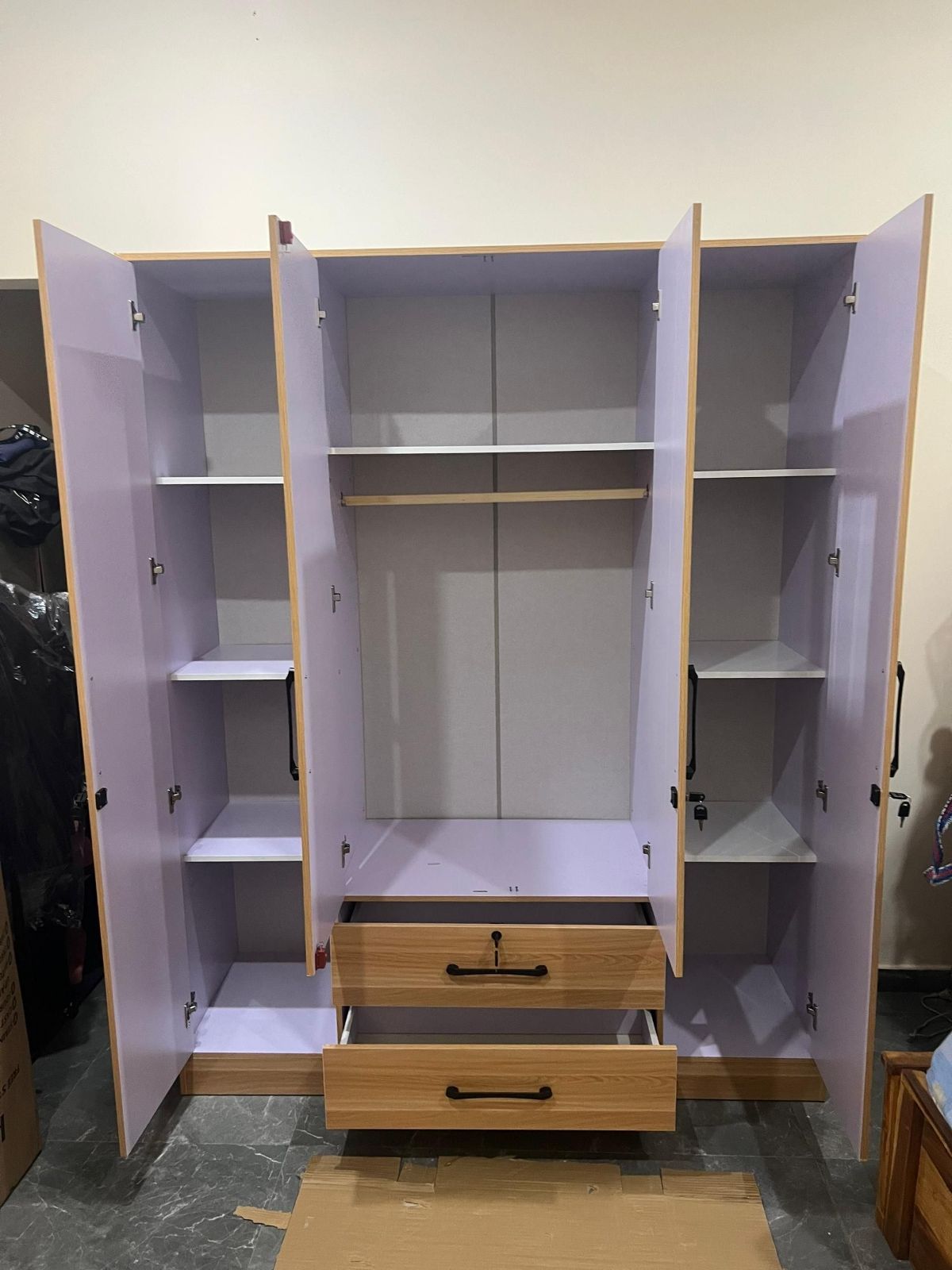 Armoire 4 battant 2m/ 1m60/ 50cm - photo 2