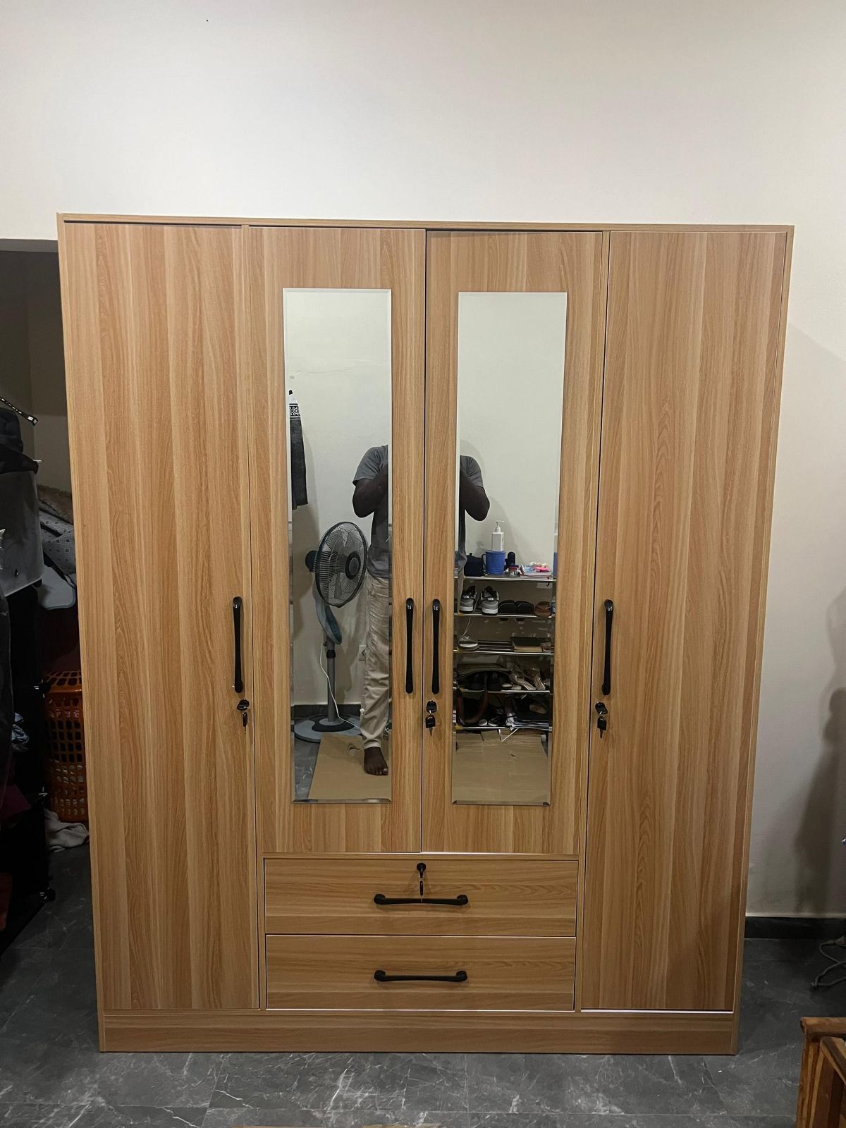 Armoire 4 battant 2m/ 1m60/ 50cm - photo 3