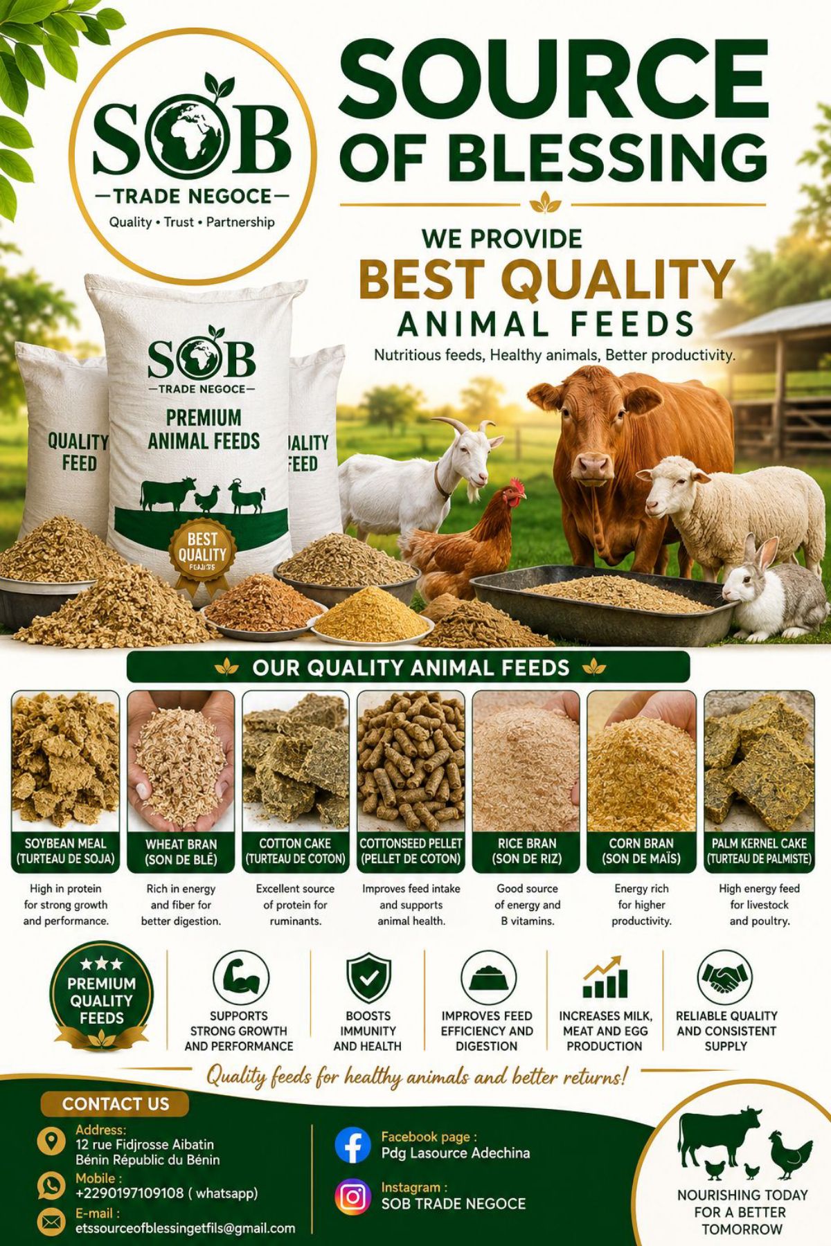 Turteaux de Soja disponible