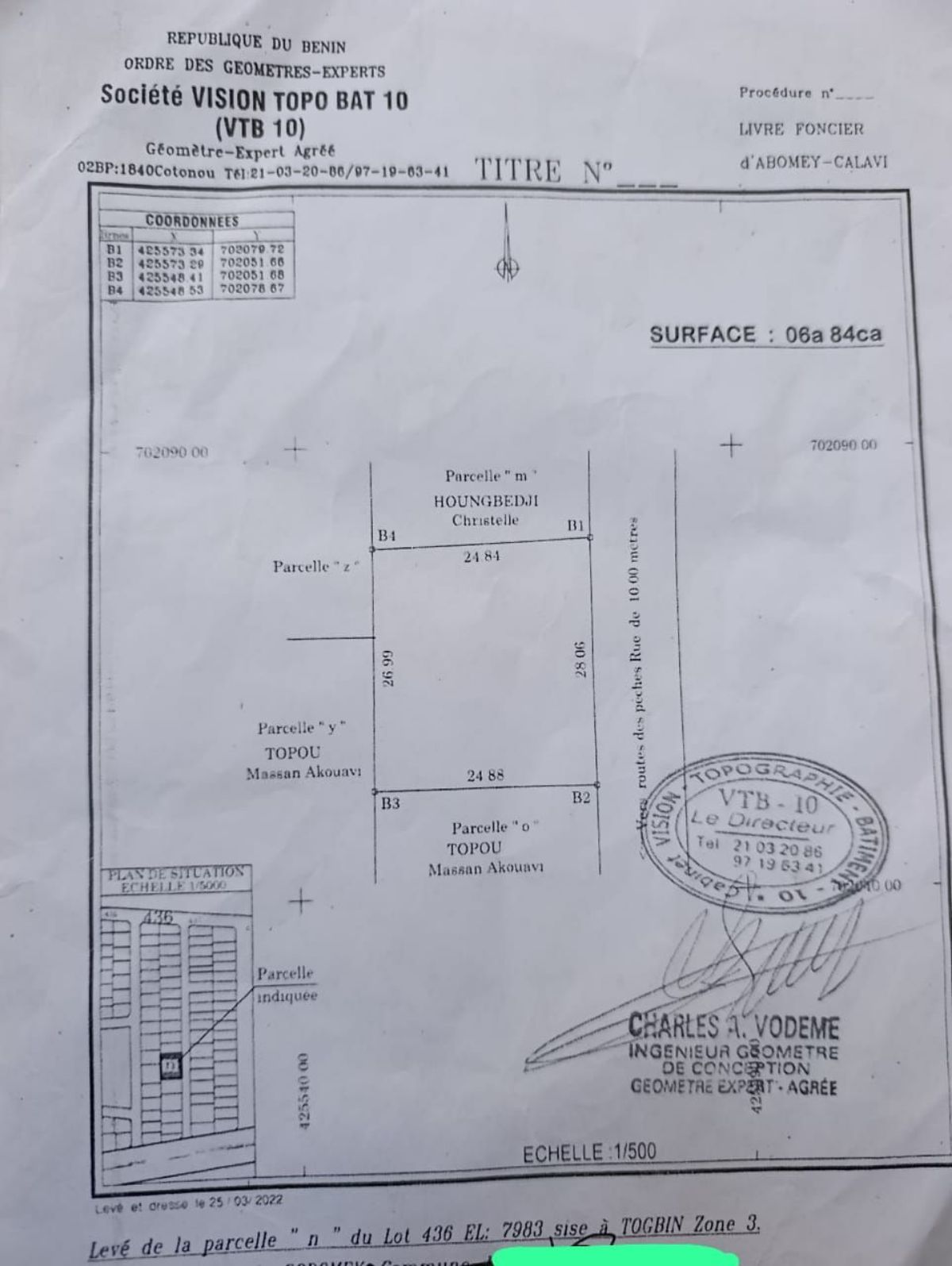 Parcelle à vendre