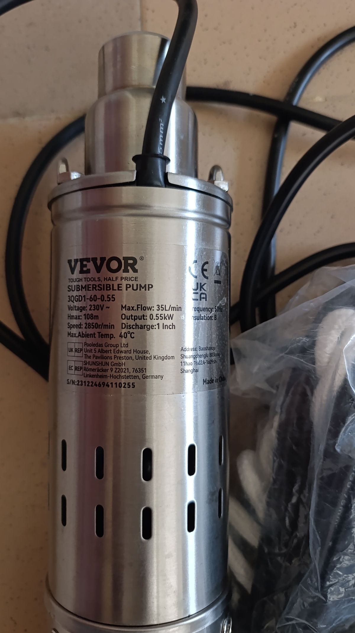 Pompe immergée 550W - photo 2