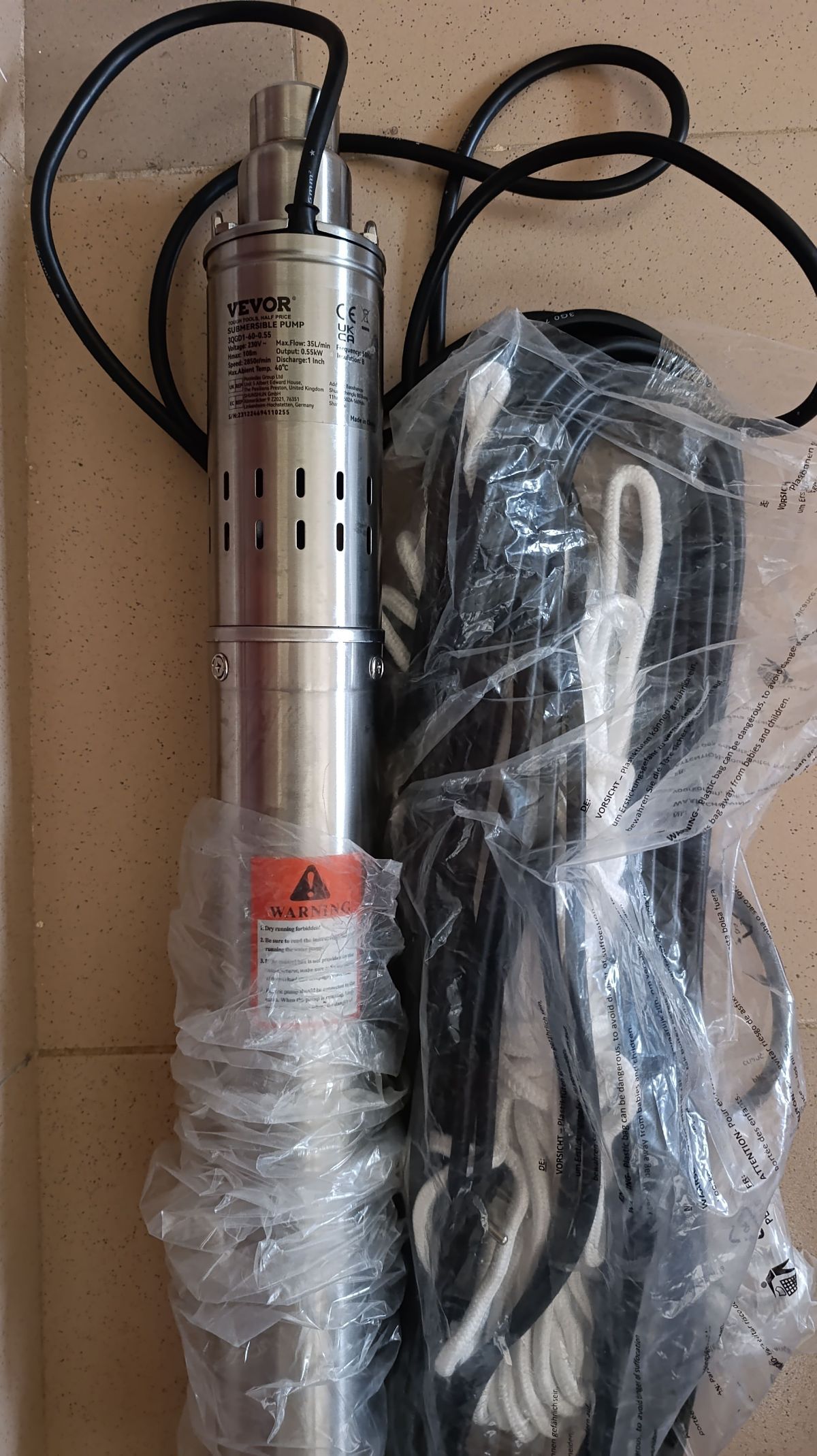 Pompe immergée 550W