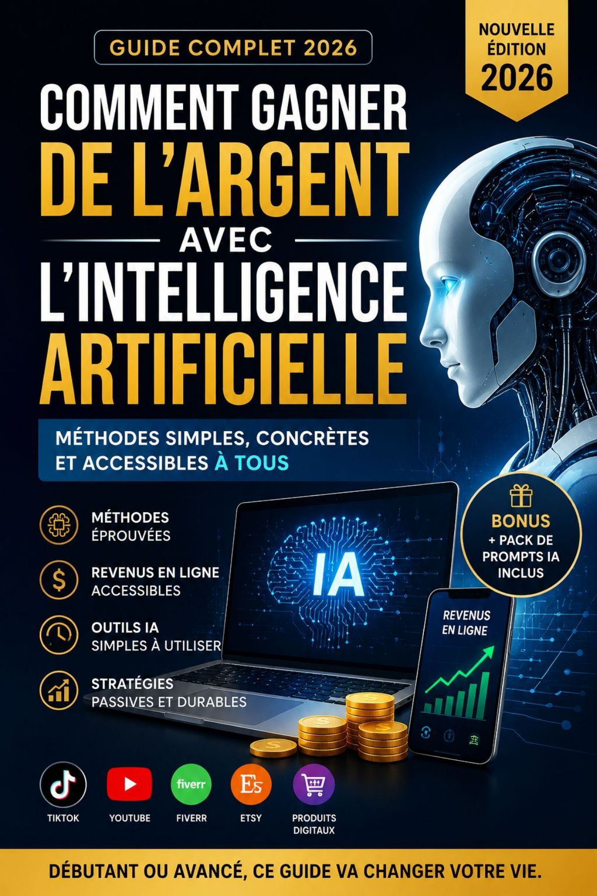 COMMENT GAGNER DE L&rsquo;ARGENT AVEC L&rsquo;IA