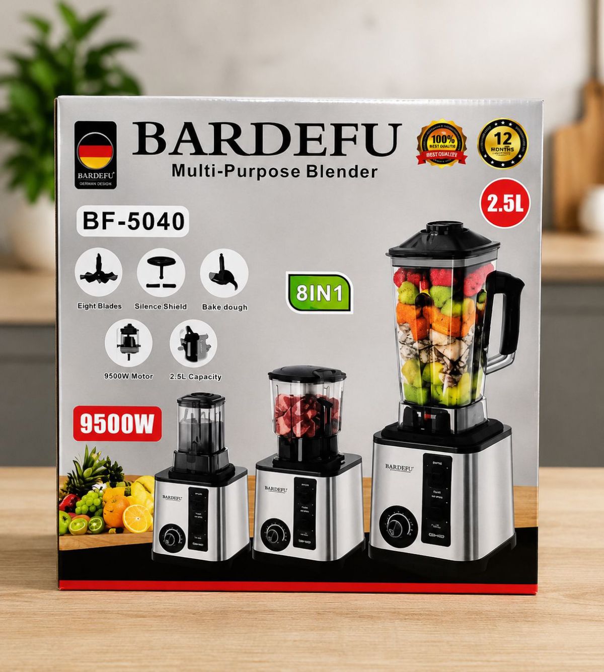 Mixeur bardefu 8en1
