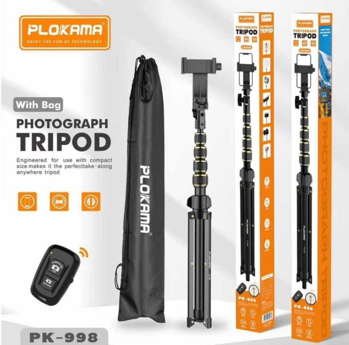 Photographe tripode