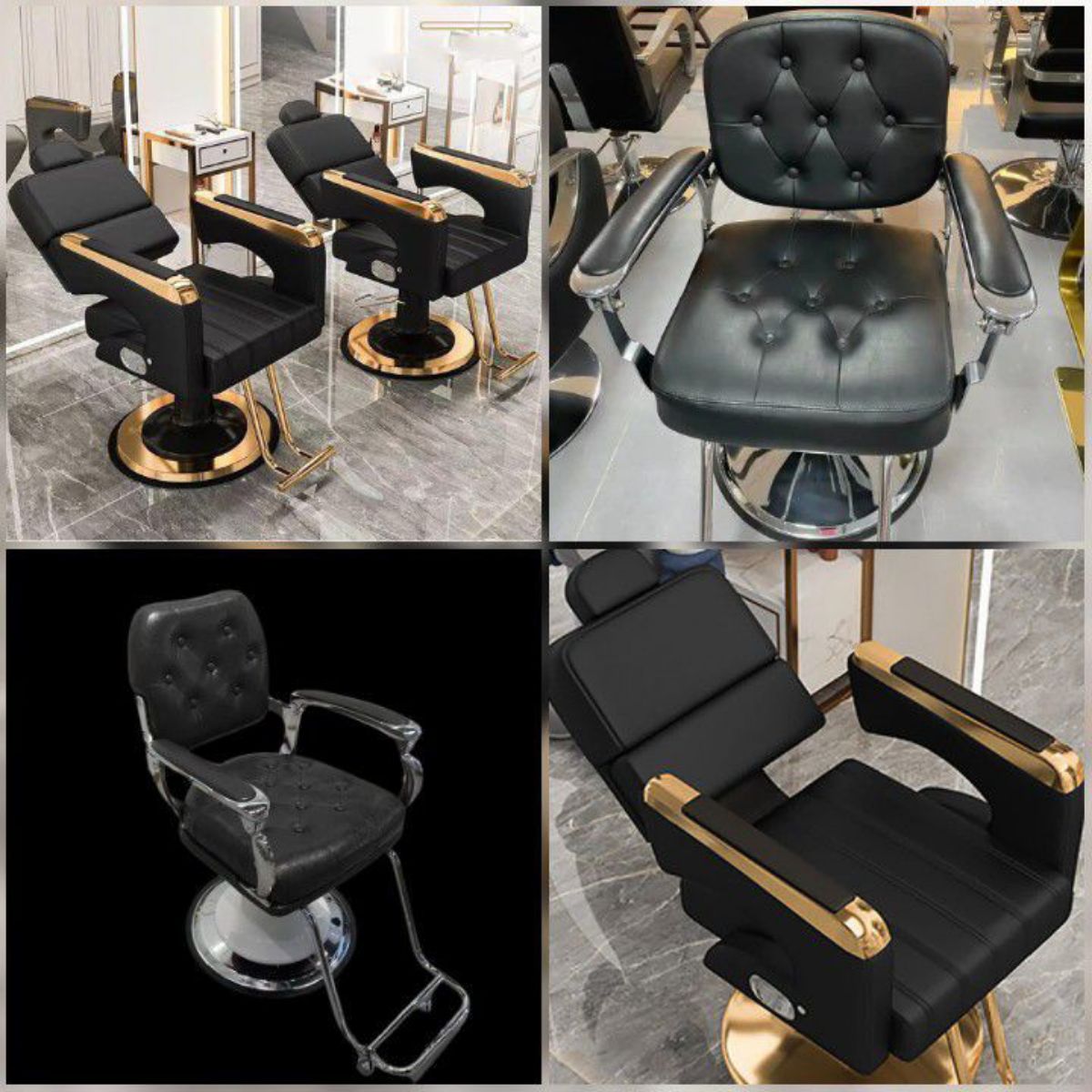 Chaise pour salon de coiffure et de massage