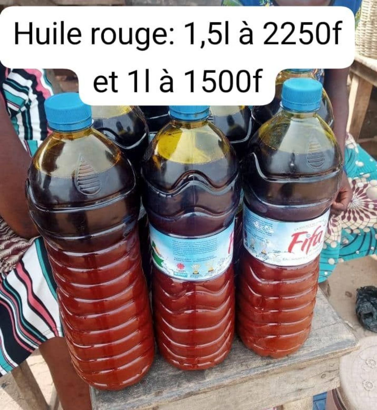 Huile rouge  de palme