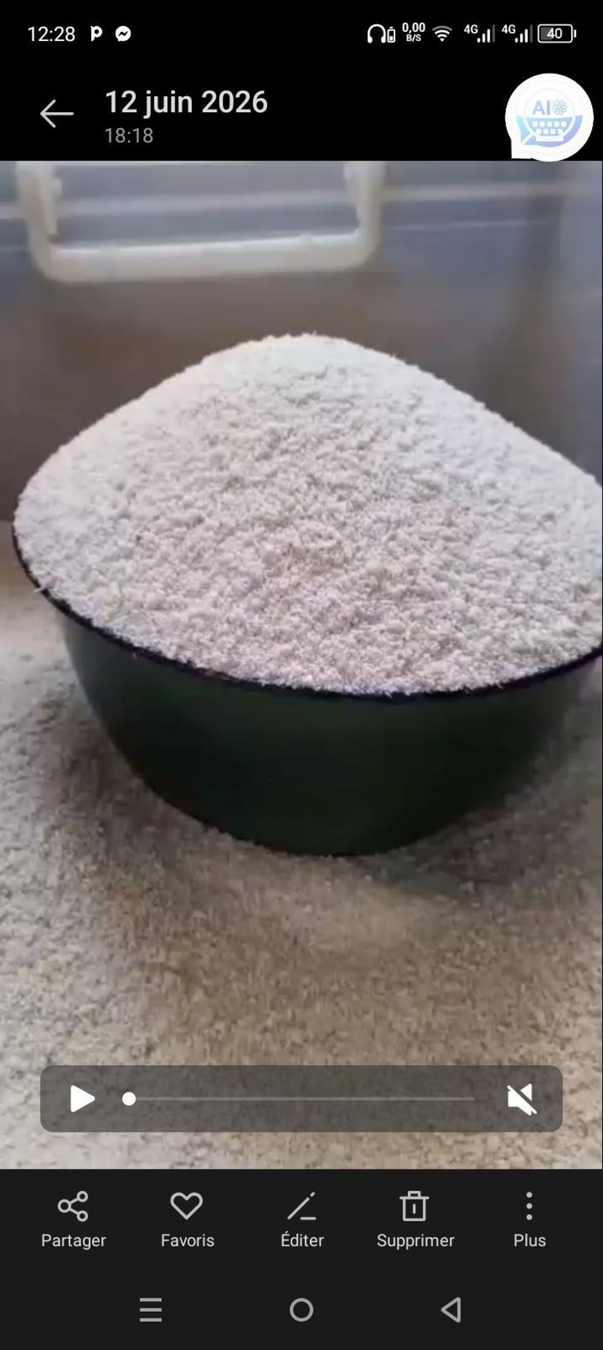 Gari blanc pure