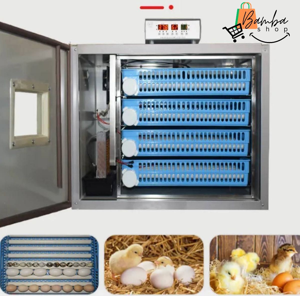 Couveuses automatique 328 oeufs hybride