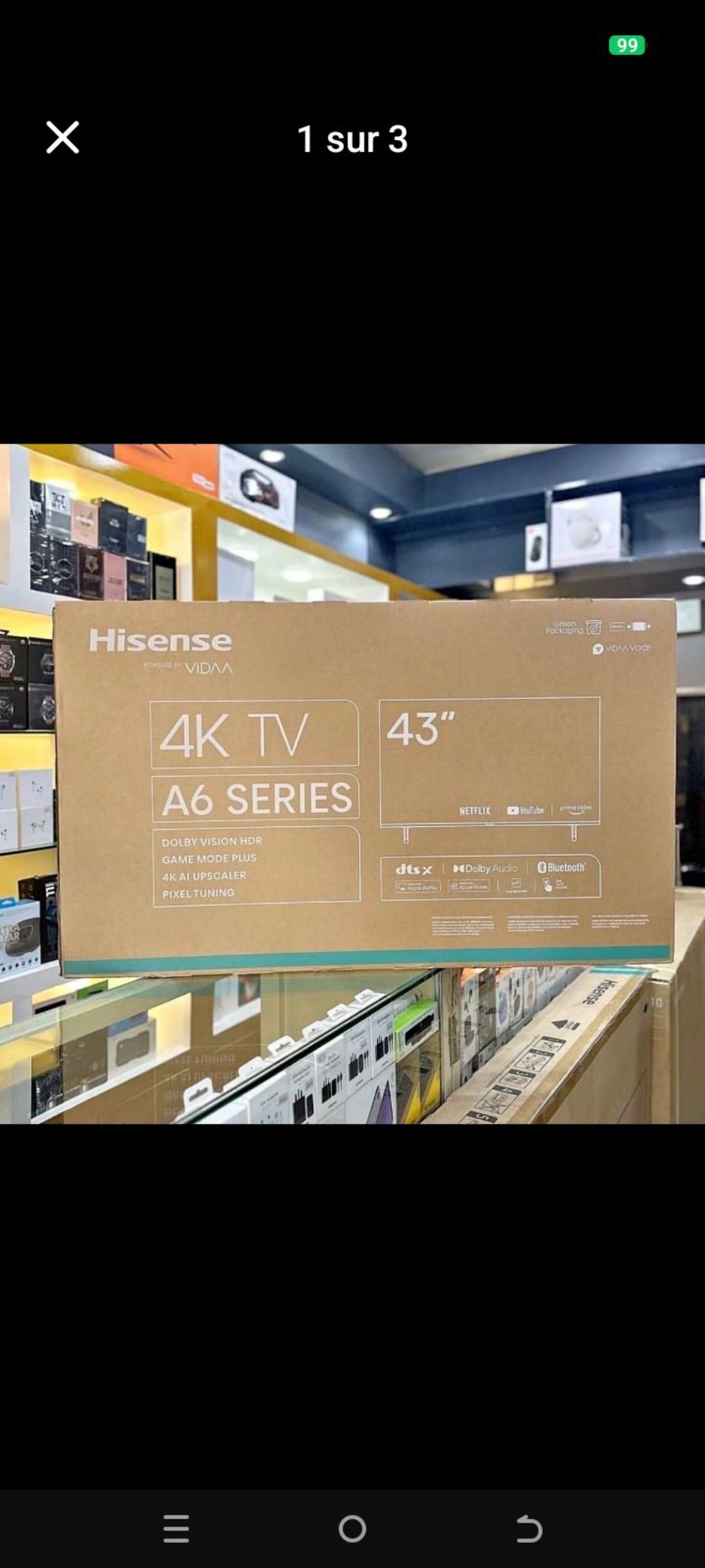 HISENSE 43 POUCES QLED 4KHDR