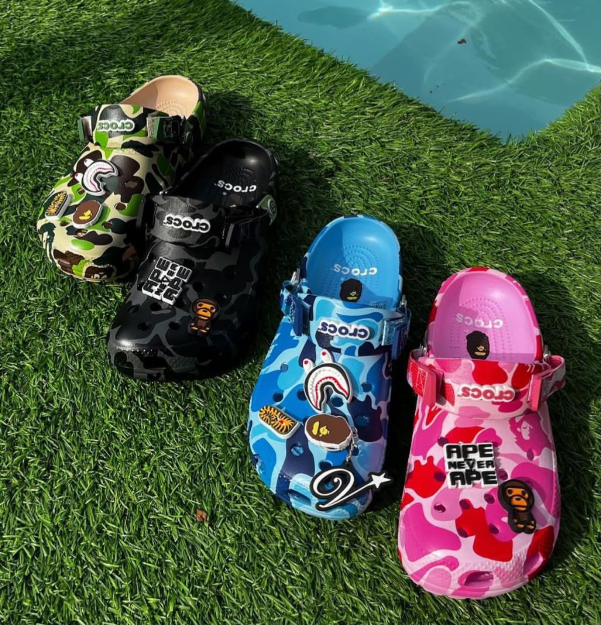 Crocs bape