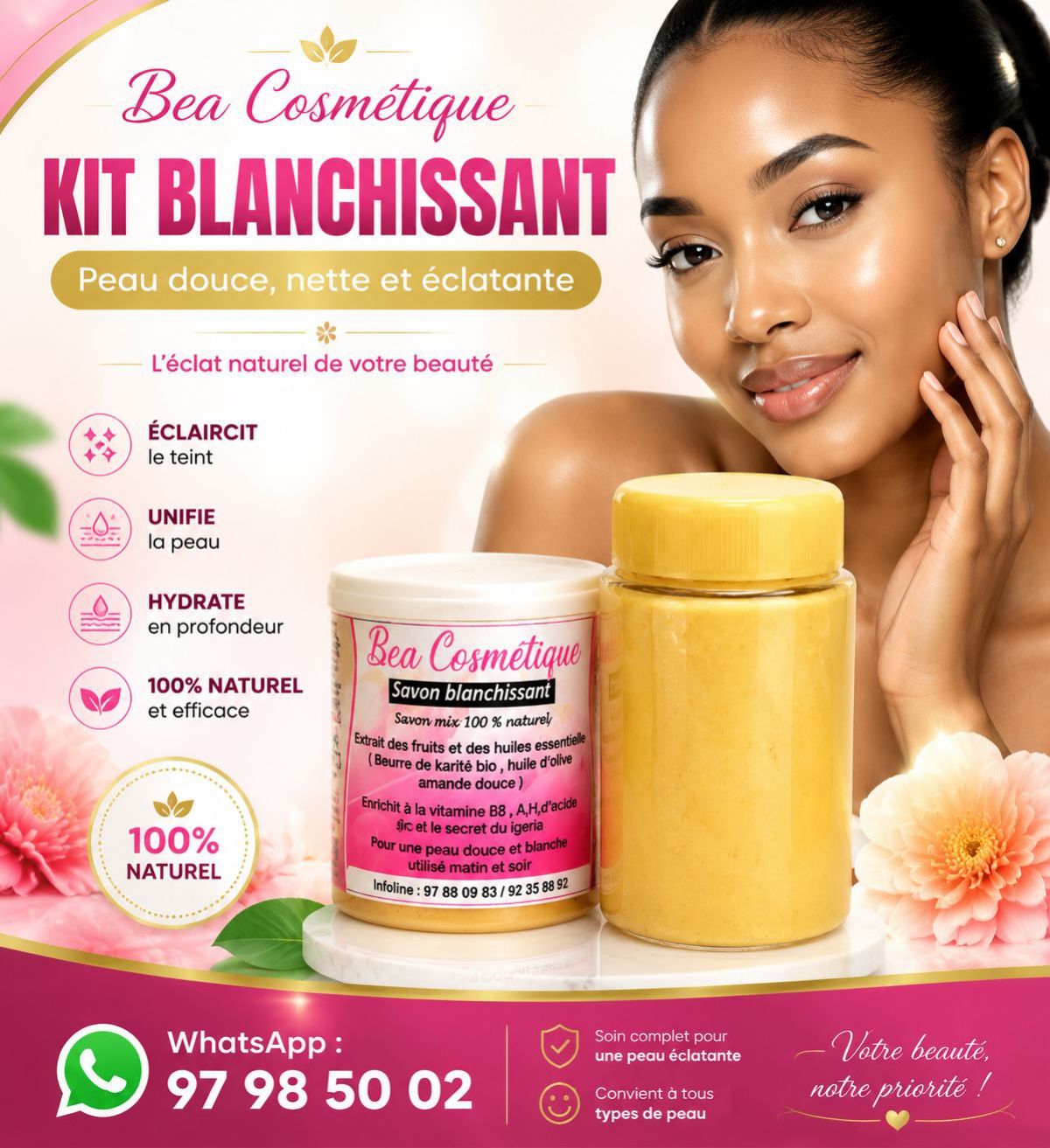 Savon blanchissant