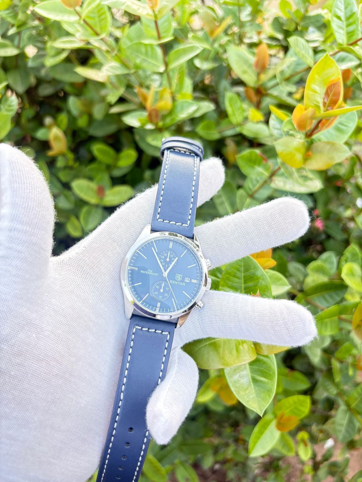 Montre BENYAR Chronographe Bleu - photo 2