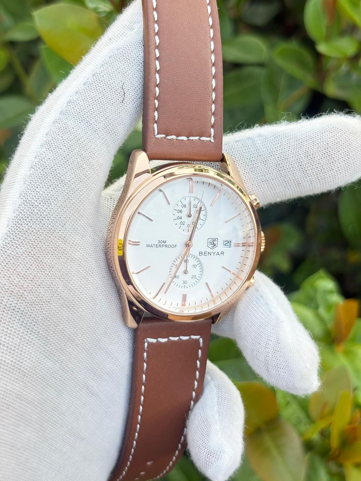 Montre BENYAR Chronographe Marron
