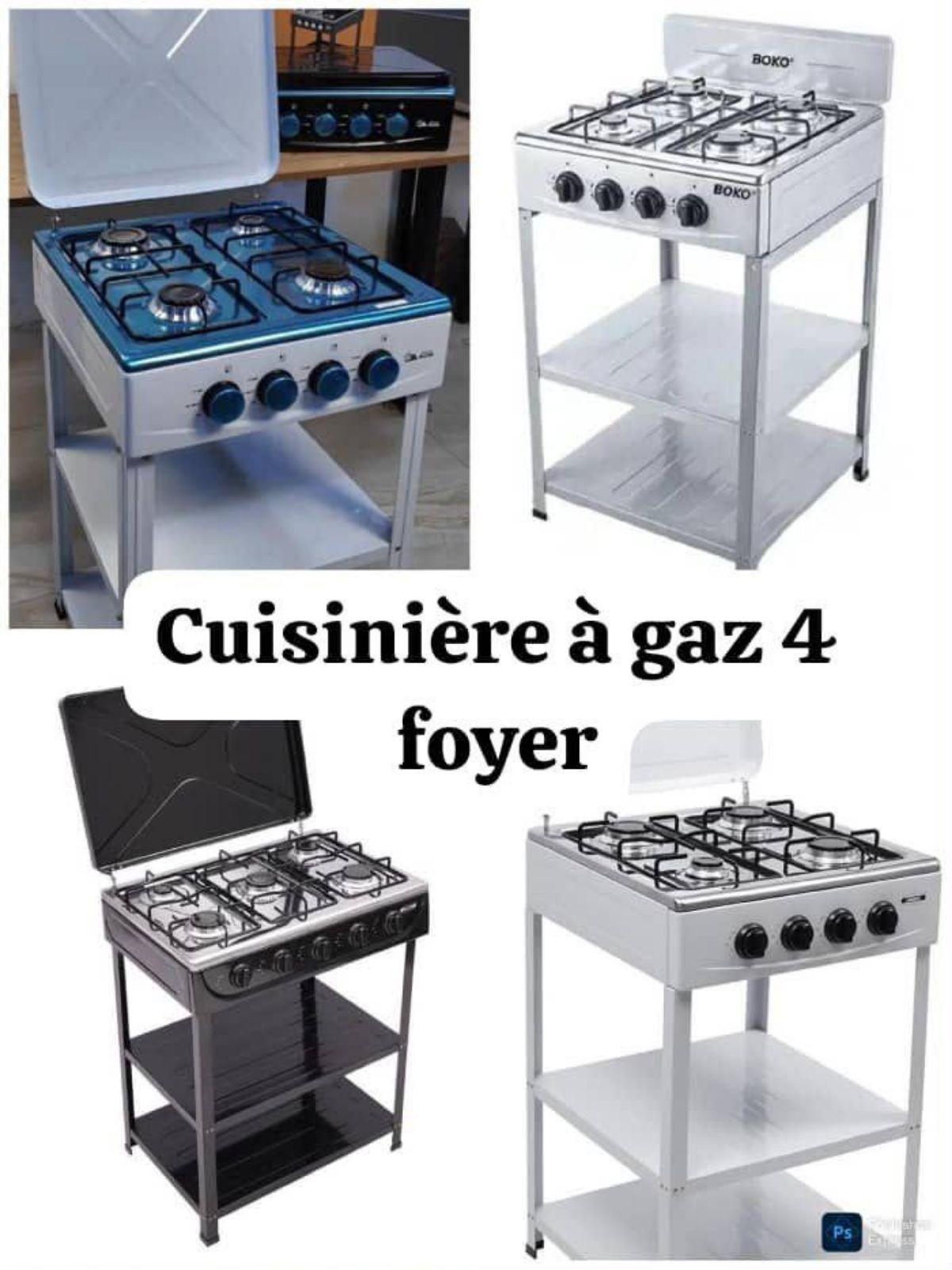 GAZINIÈRE 4 FEUX
