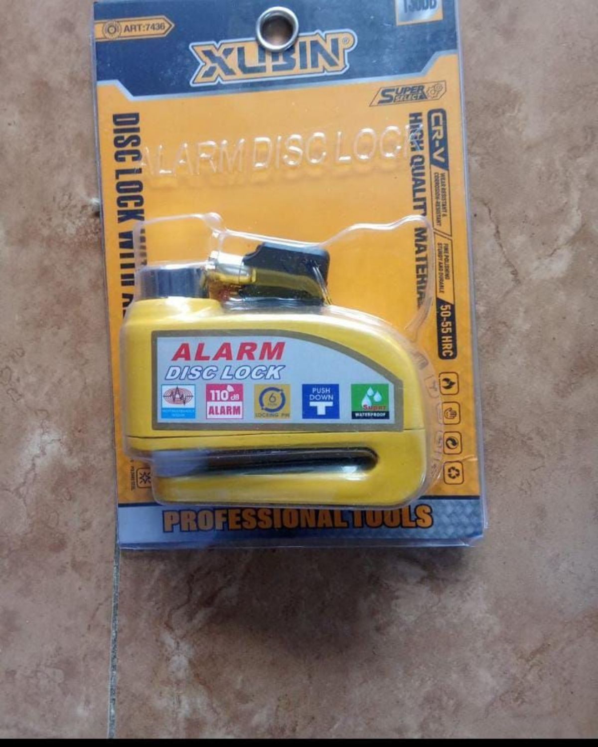 Cadenas alarme pour moto