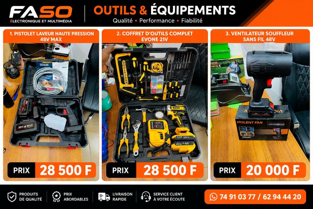Boite à outils  à prix imbattables chez FASO