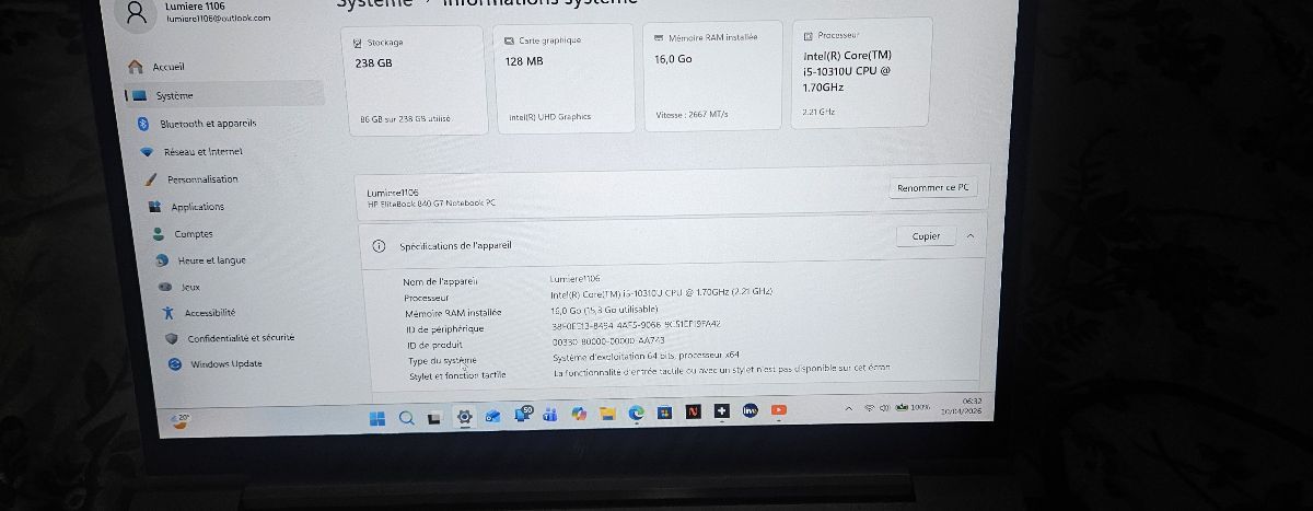 HP ELITEBOOK G7 845 - photo 3