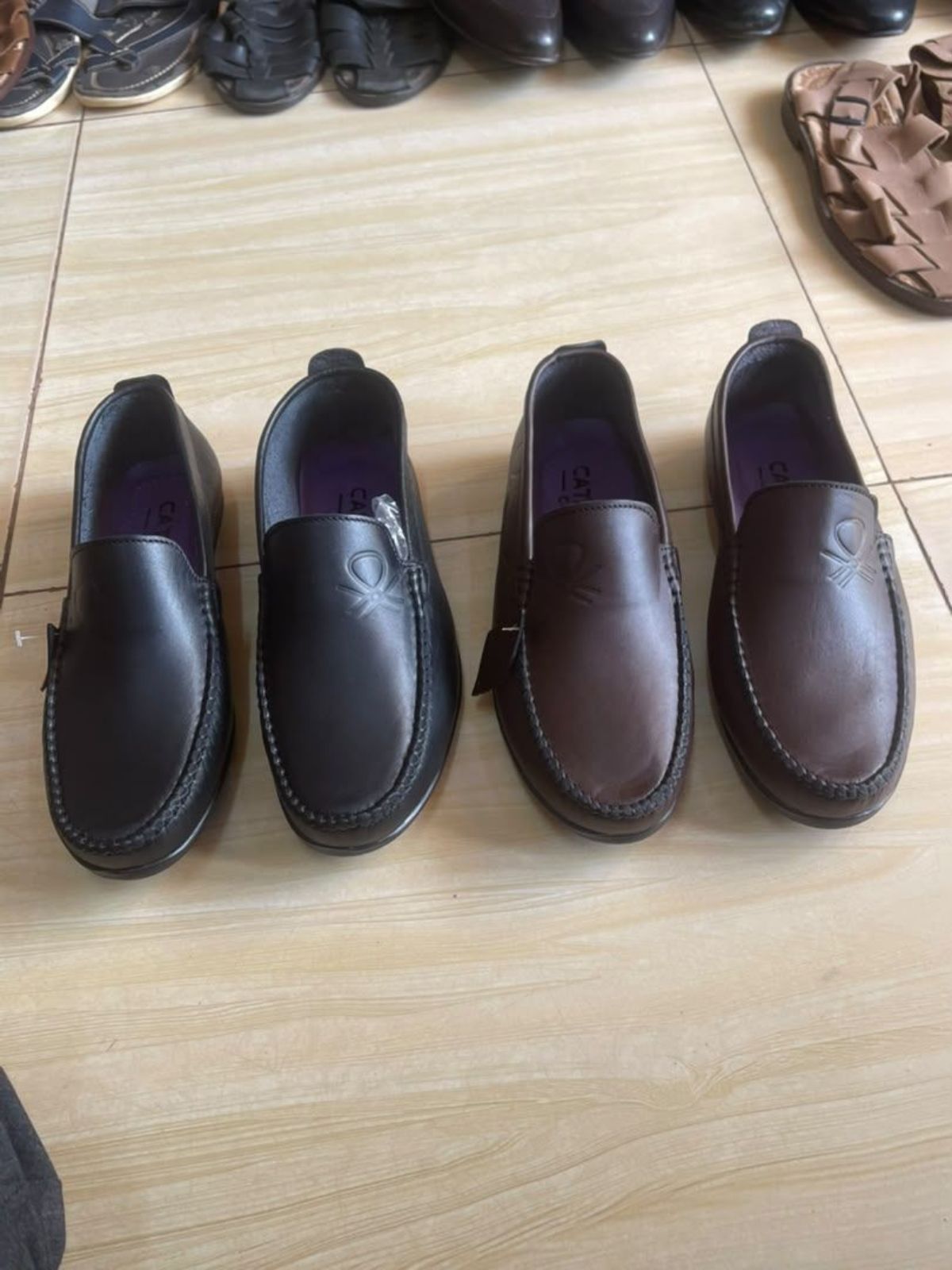 Mocassins cuir