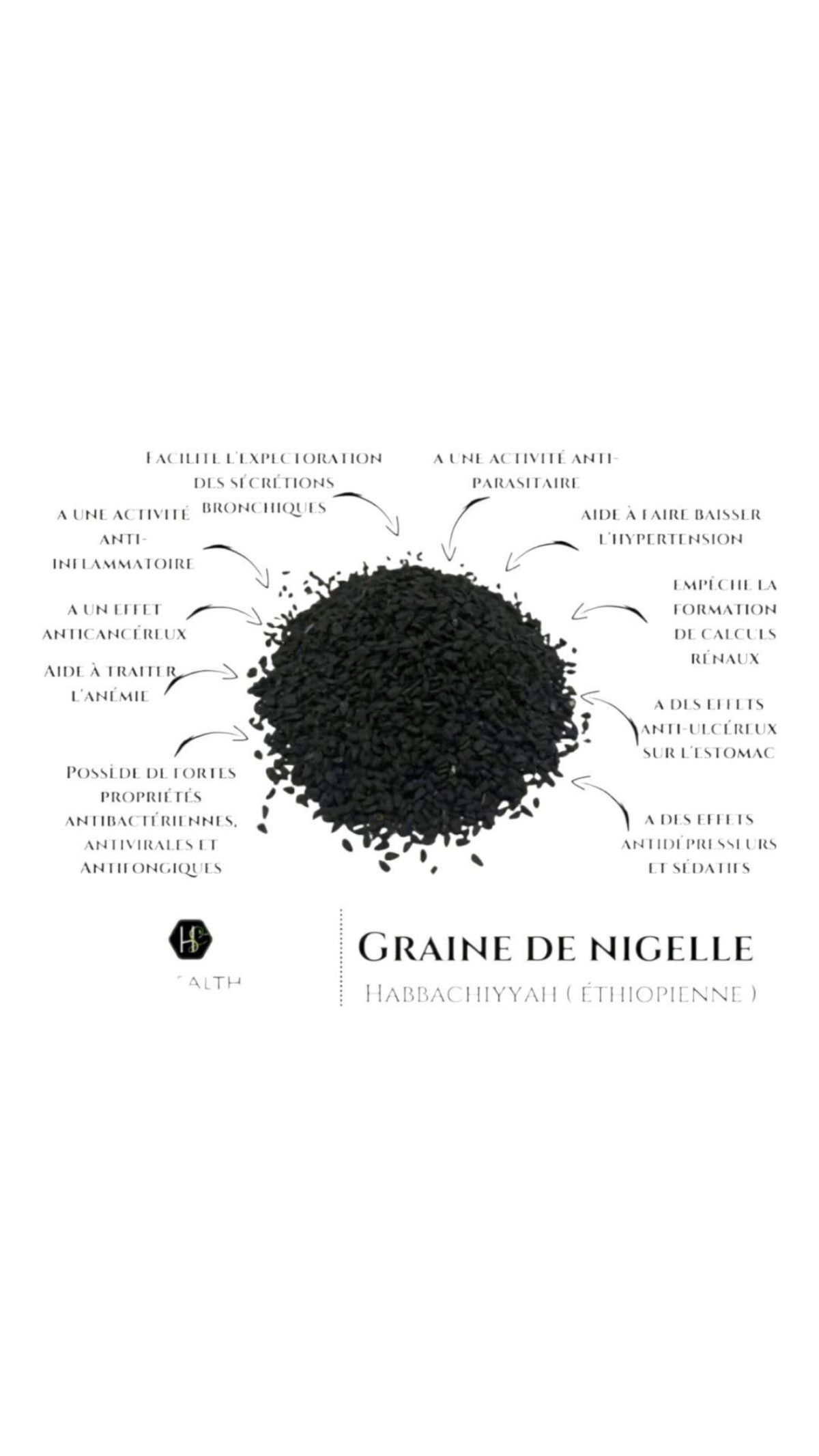 GRAINES DE NIGELLE 1 KG - photo 2