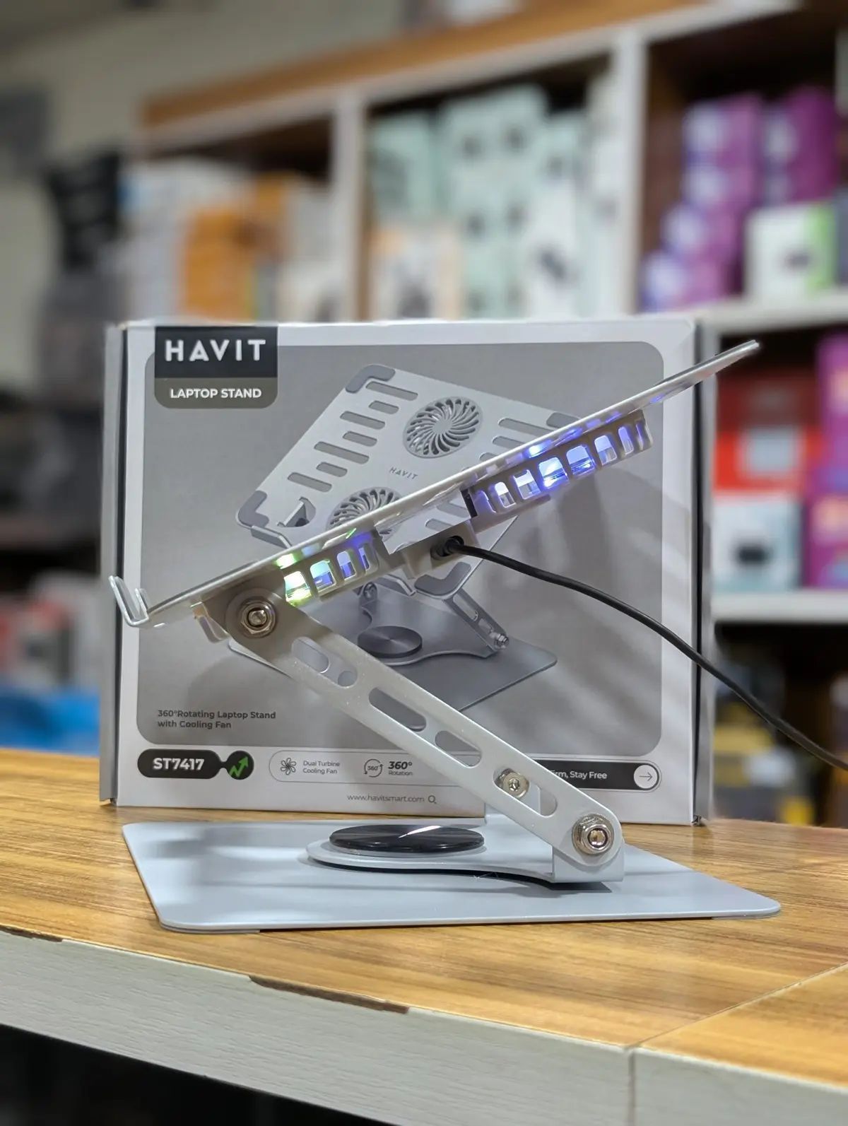 Support PC Portable HAVIT ST7417 Métallique - photo 2