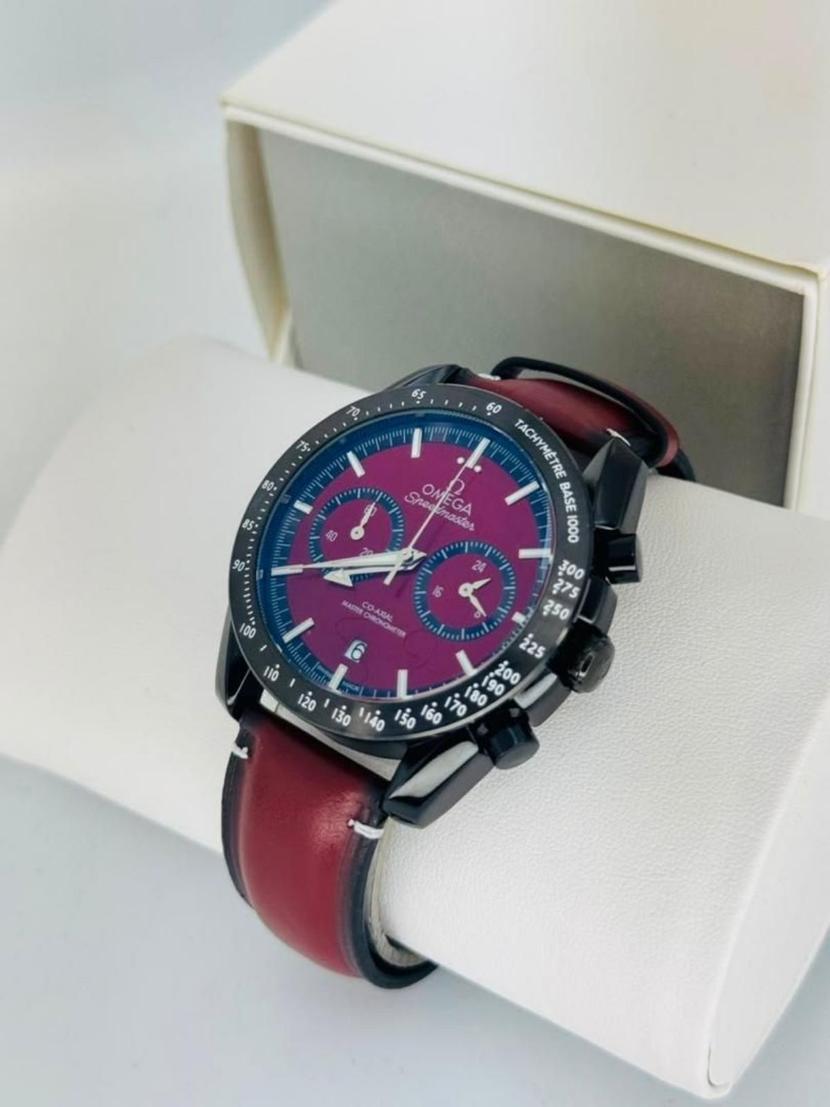 Montre omega en cuir pour homme - photo 3