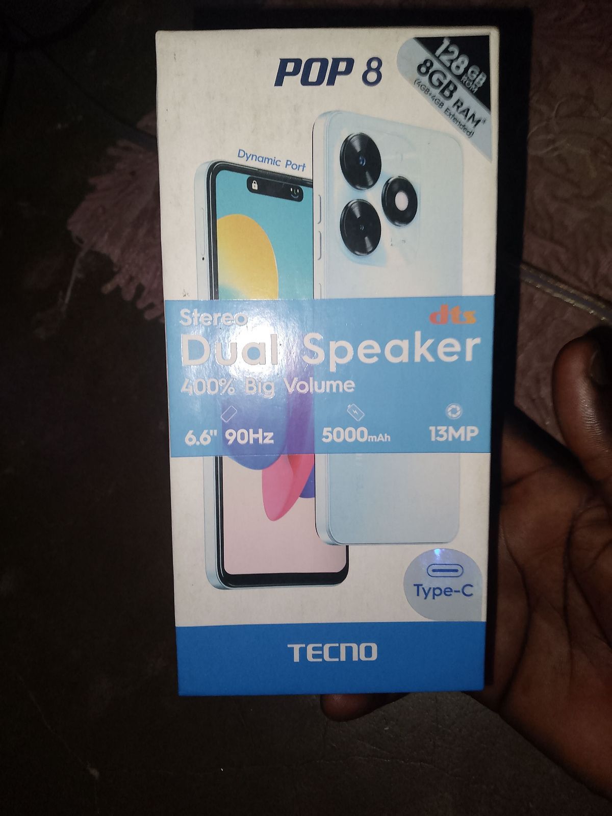 Téléphone portable Tecno pop8