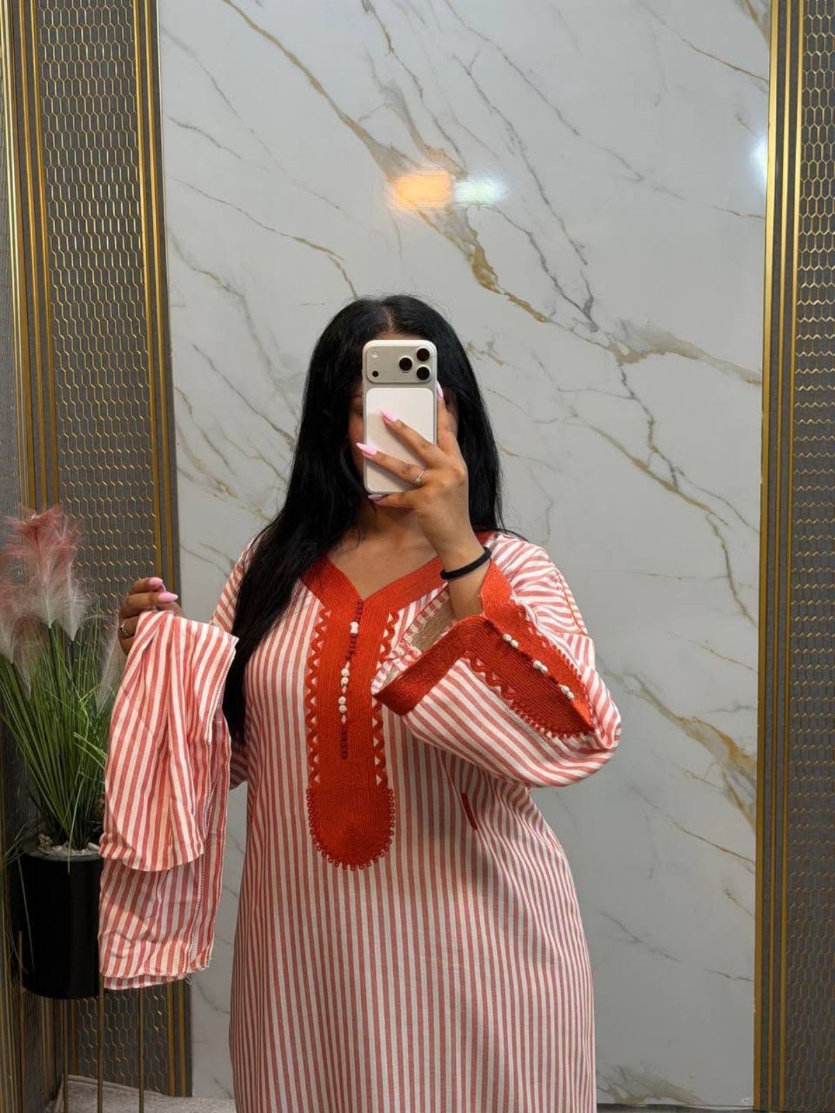 Abayas marocains en lin coton - photo 3