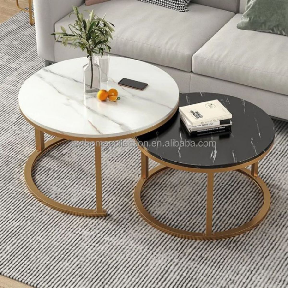 Tables basses 2in1 – 70 cm et 45 cm de diamètre - photo 3