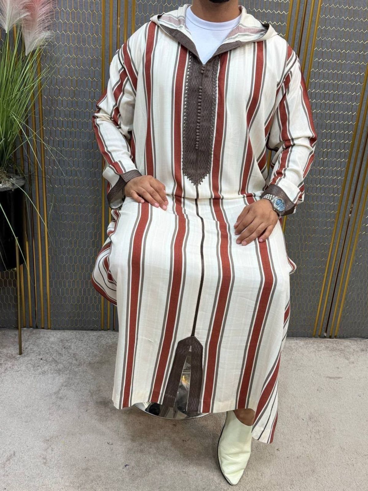 Jalaba marocain pour homme 3 pièces - photo 3
