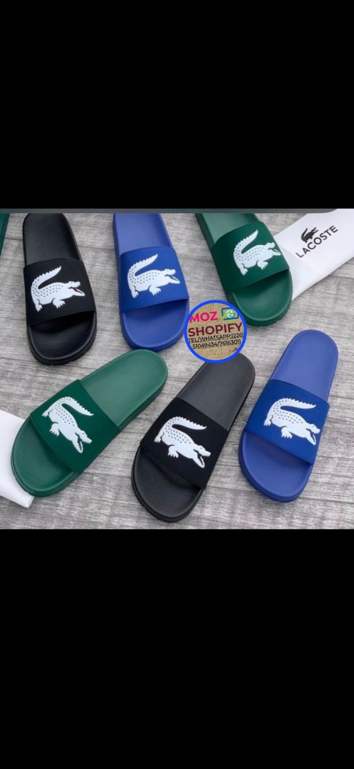 Claquettes en vente