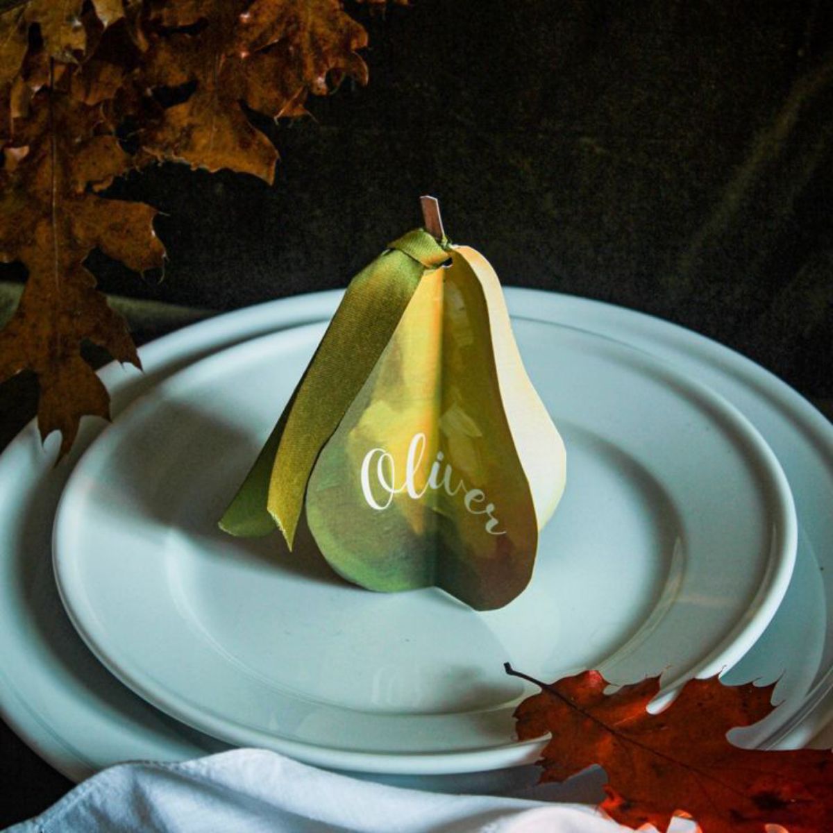 Réalisation de cartes de menus en forme de fruits - photo 2