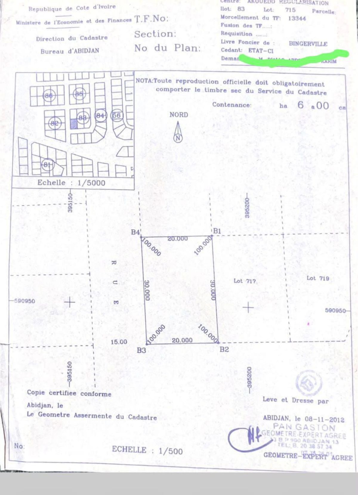 Terrain en vente