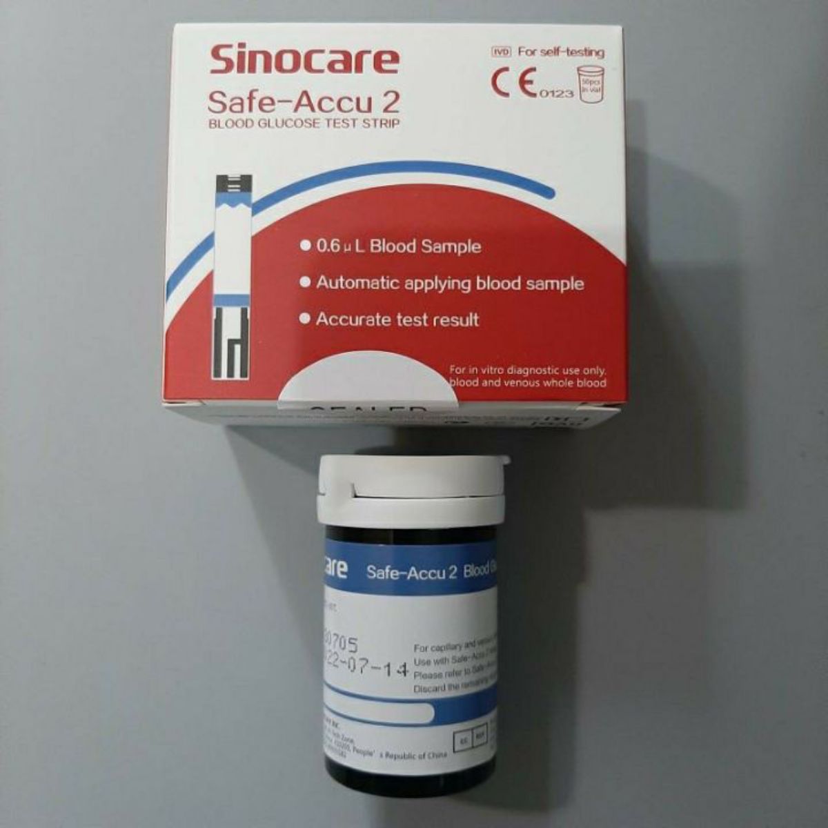 Glucomètre et bandelettes sinocaire safe accu2 - photo 3