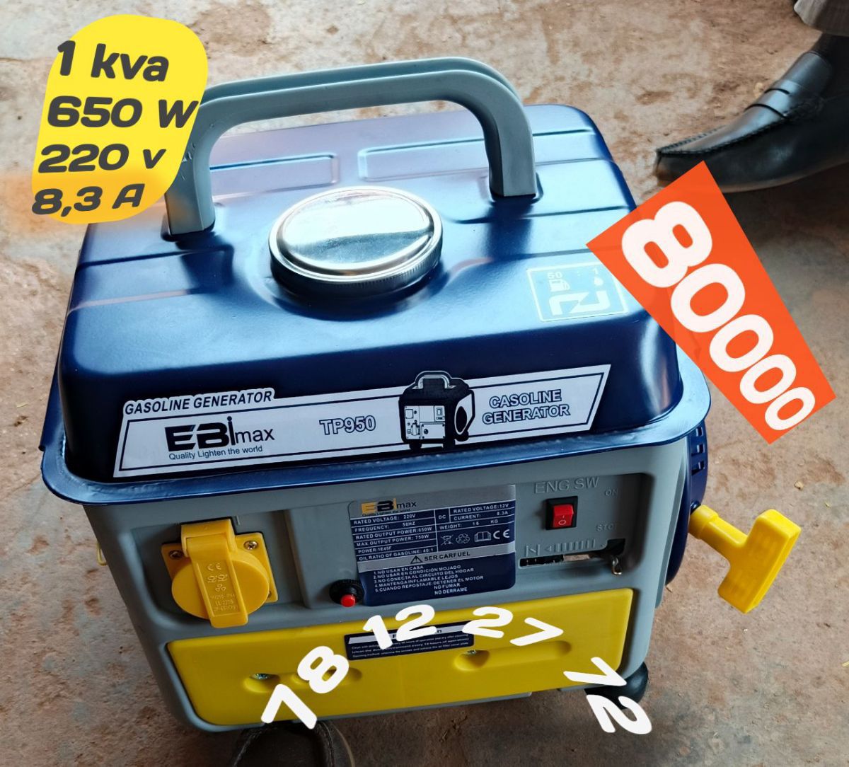 Groupe électrogène 1 kva