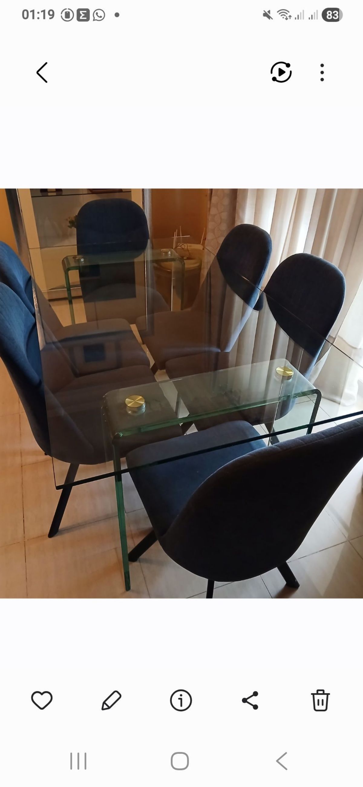 Belle table à manger