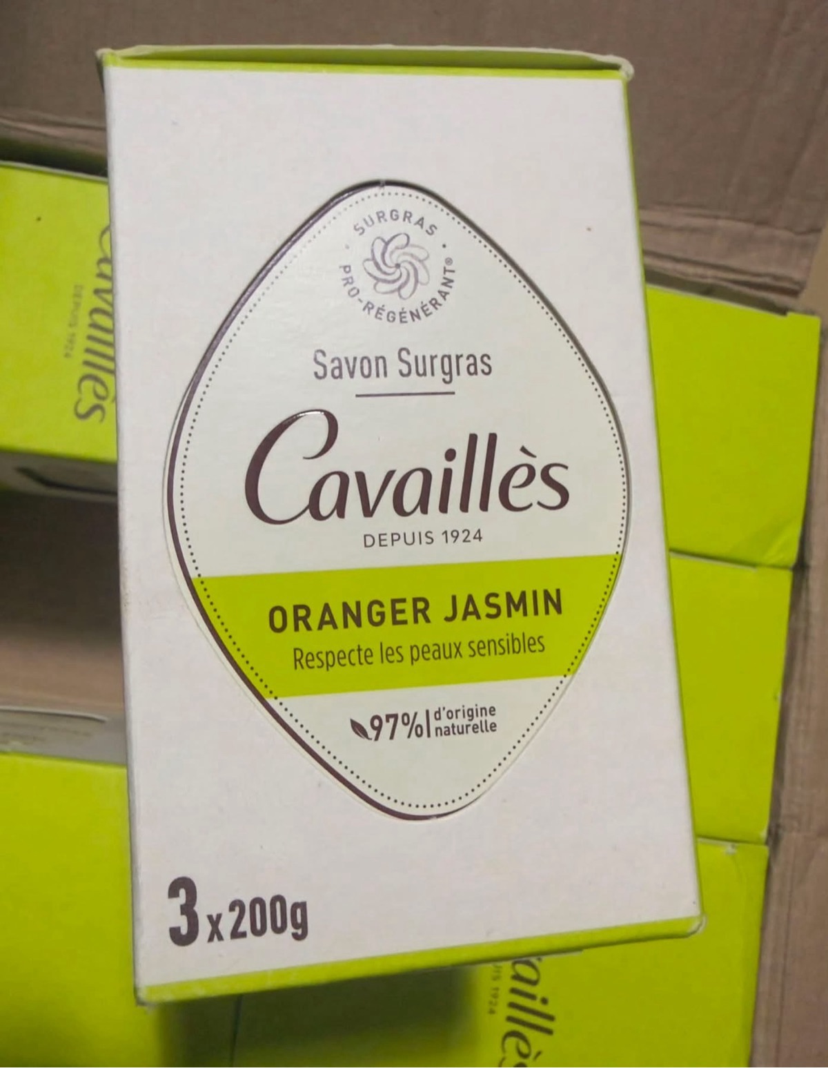 Savon Surgras Cavaillès lot 3x200g - photo 3