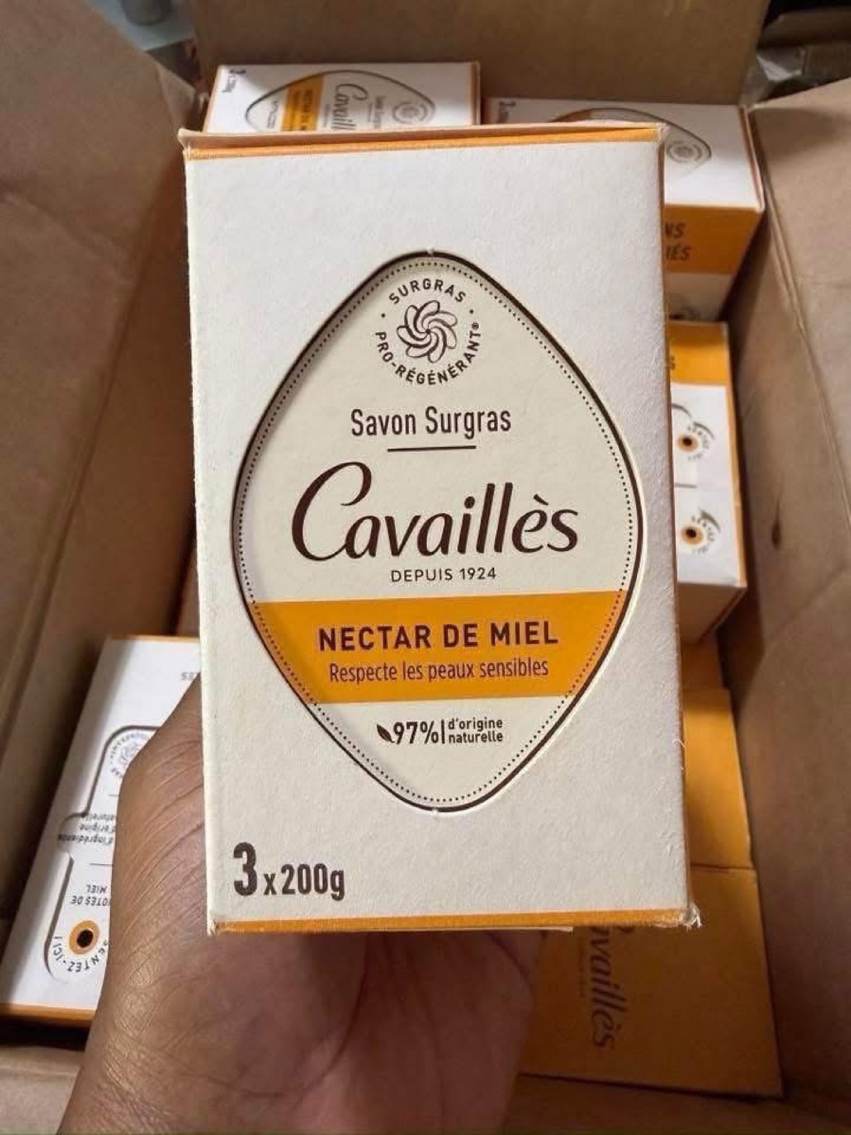 Savon Surgras Cavaillès lot 3x200g
