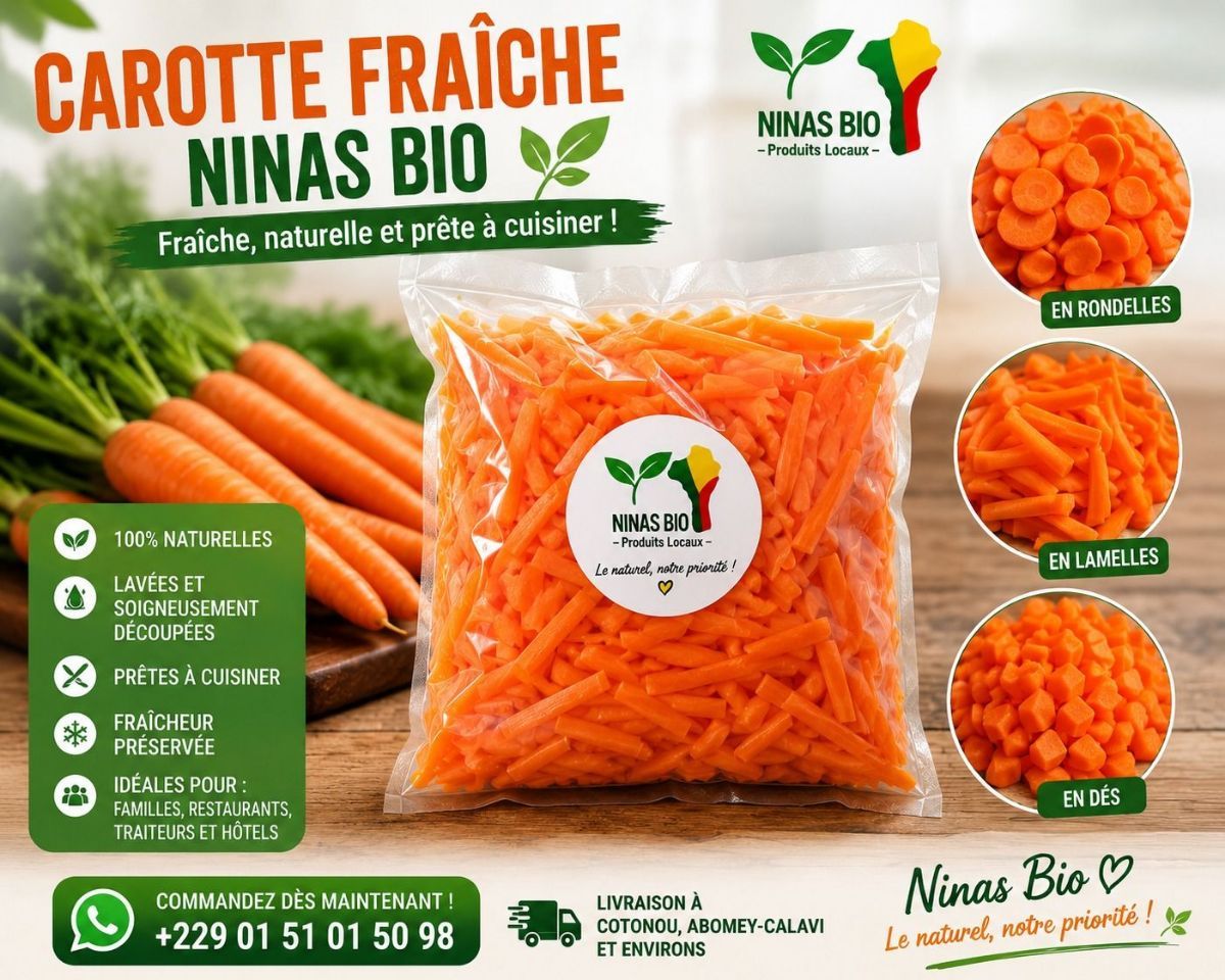 Carotte frais découpé 400gr