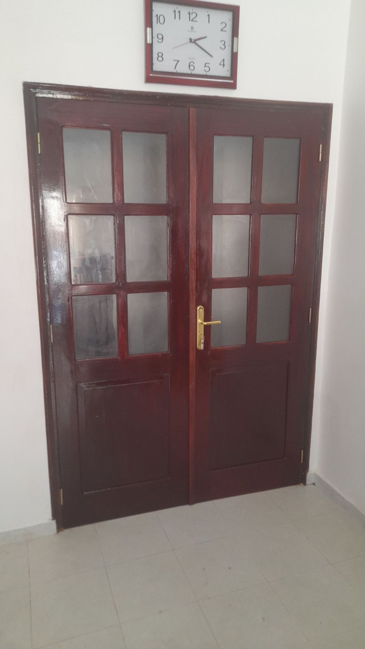 Porte en Bois Djibouti et rouge