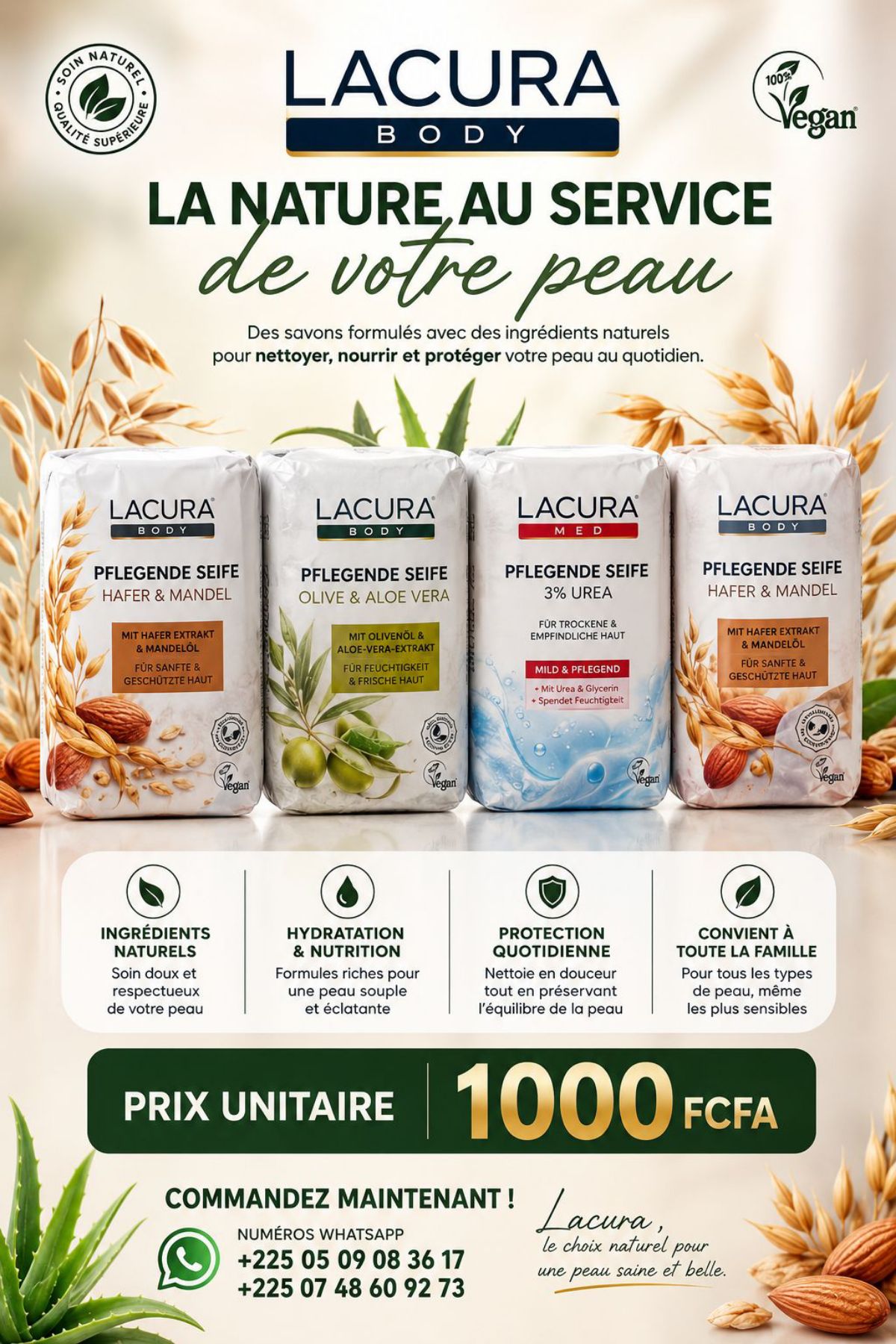 Savon Lacura med