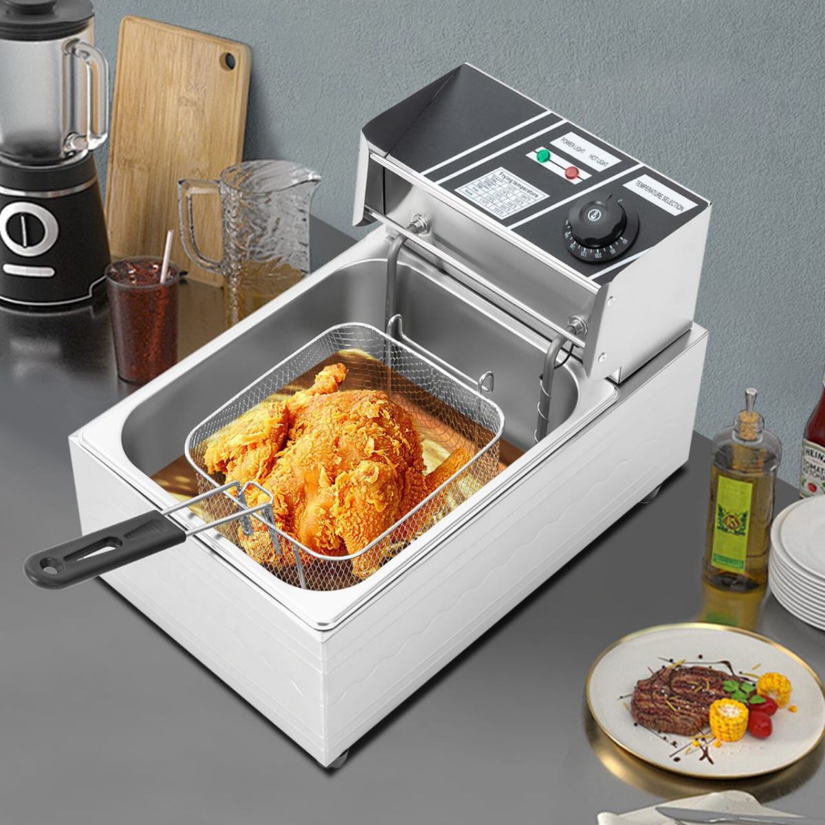 Friteuse à huile 6 litres électrique - photo 3