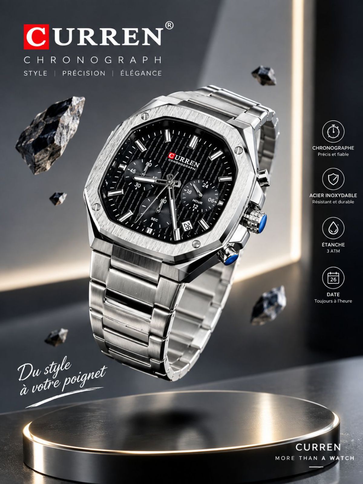 Montre CURREN hommes authentique