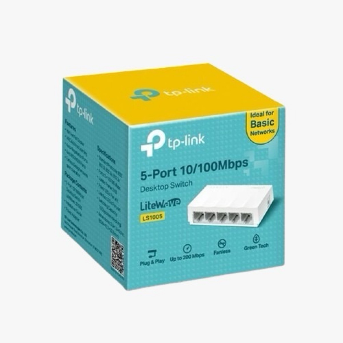Switch TP-link LS1005 ports 10/100 Mbps - photo 2