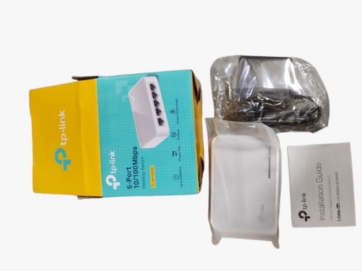 Switch TP-link LS1005 ports 10/100 Mbps