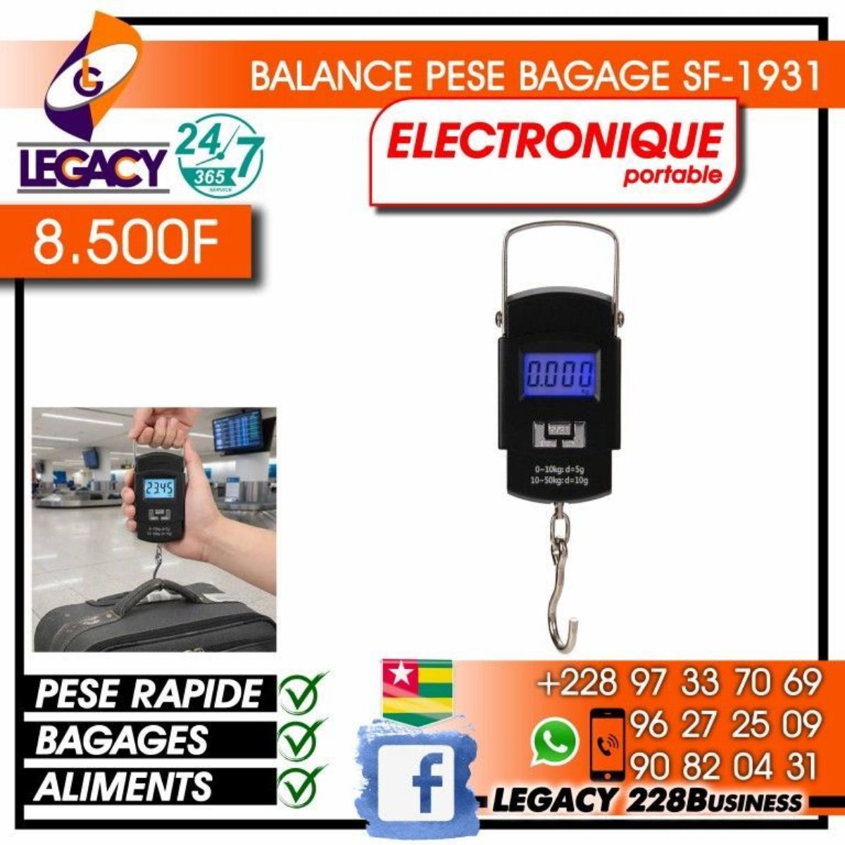 BALANCE PESE BAGAGE SF-1931